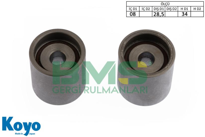 BMS 224 GERGİ RULMANI (08x28,5x34) AUDI FORD; GALAXY SEAT, SKODA