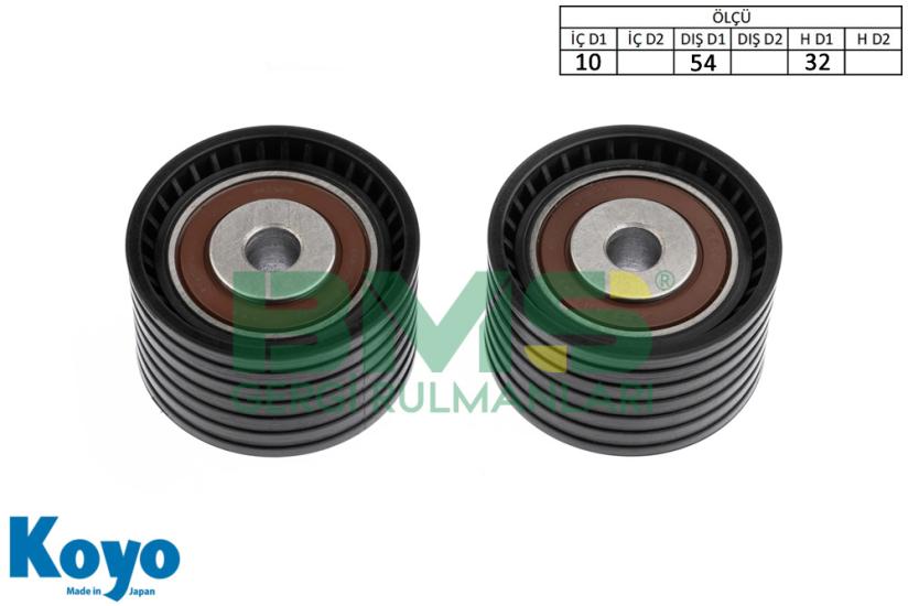 BMS 225 GERGİ RULMANI (10x54x32) RENAULT; CLIO, MEGANE, LAGUNA 1.6 16V