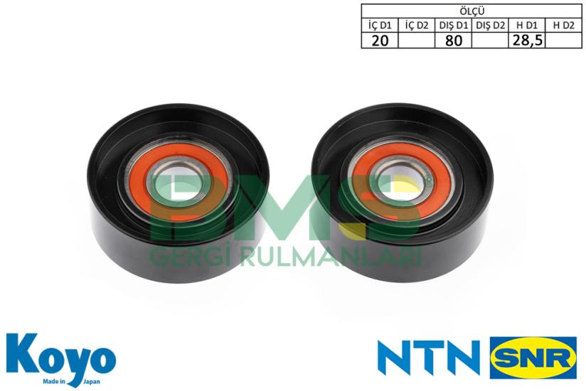BMS 233 GERGİ RULMANI (20x80x28,5) LAND ROVER; DISCOVERY II 96-2001 4-6 V8, RANGE ROVER P38