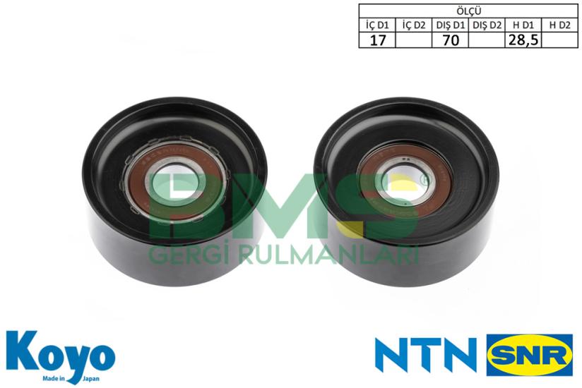 BMS 234 GERGİ RULMANI (17x70x28,5) LAND ROVER; DISCOVERY II 96-2001 4-6 V8, RANGE ROVER P38