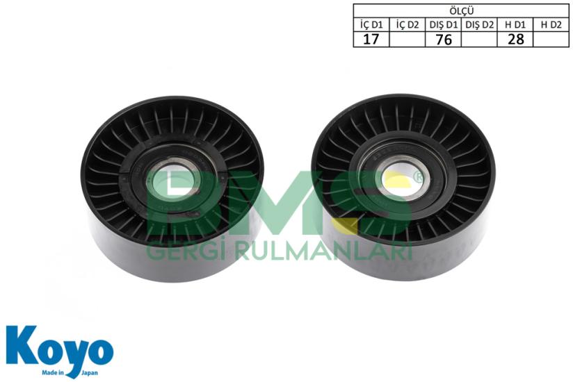 BMS 238 GERGİ RULMANI (17x76x28) MERCEDES KOMPRESSOR C180-200-C230 160 E200-CLK-SLK