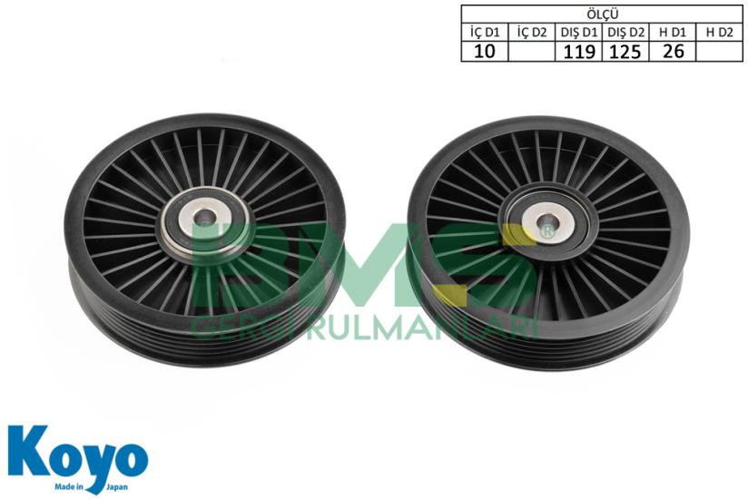 BMS 247 GERGİ RULMANI (10x119/125x26) OPEL; MOVANO - RIVALA 2.2 DTI