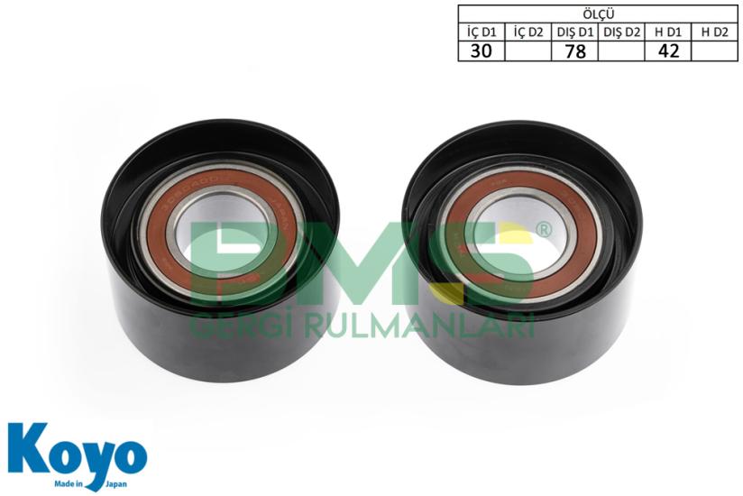 BMS 251 GERGİ RULMANI (30x78x42) MERCEDES; AXOR