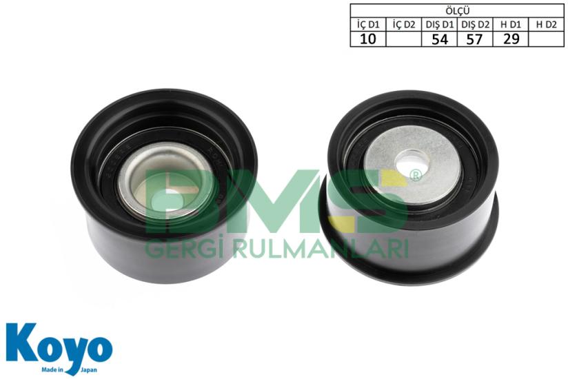 BMS 253 GERGİ RULMANI (10x54/57x29) OPEL; ASTRA G,H 2.0 ZAFIRA A-B 2.0
