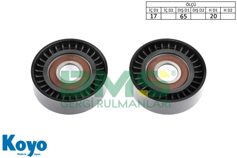 BMS 261 GERGİ RULMANI (17x65x20) CHEVROLET; CAMARO