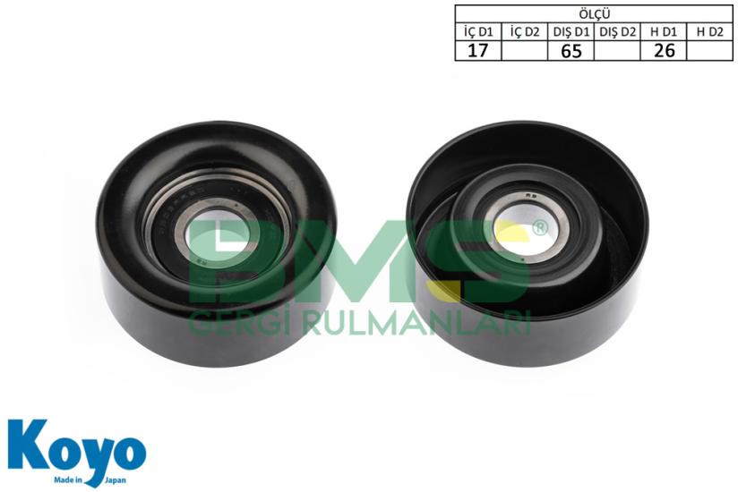 BMS 276 GERGİ RULMANI (17x65x26) HYUNDAI; I20, I30 1.6 CRDI KIA; CEED, PRO, CERATO, RIO, VENGA, SOUL 1.5 - 1.6 CRDI