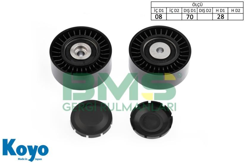 BMS 277 GERGİ RULMANI (09x70x28) AUDI - A4 - A6 2.0 TDI JEEP; GRAND CHEROKEE 2.7 CRD
