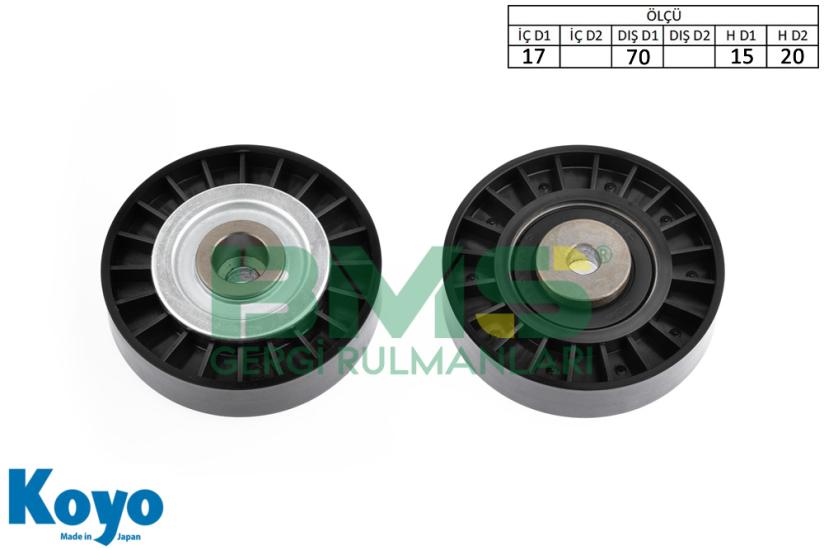 BMS 278 GERGİ RULMANI (09x70x15/20) RENAULT; CLIO 2 1.4 KANGO 1.4