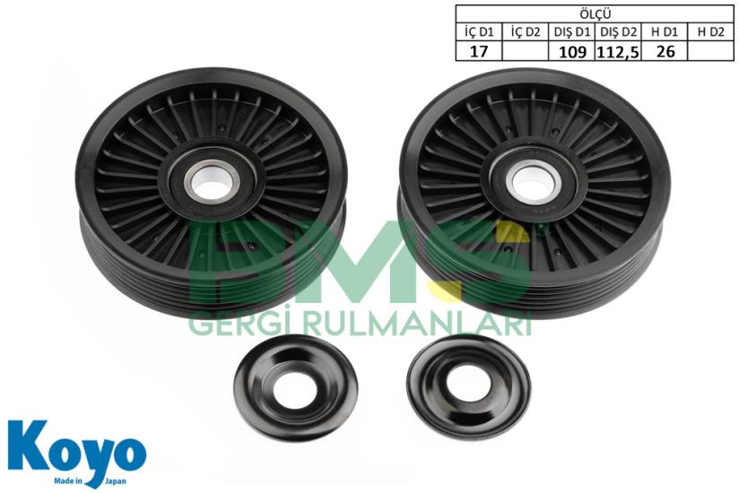 BMS 279 GERGİ RULMANI (17x109/112,5x26) Jungheinrich EFG 550 LPG Lİ  2003 - 2004 MODEL