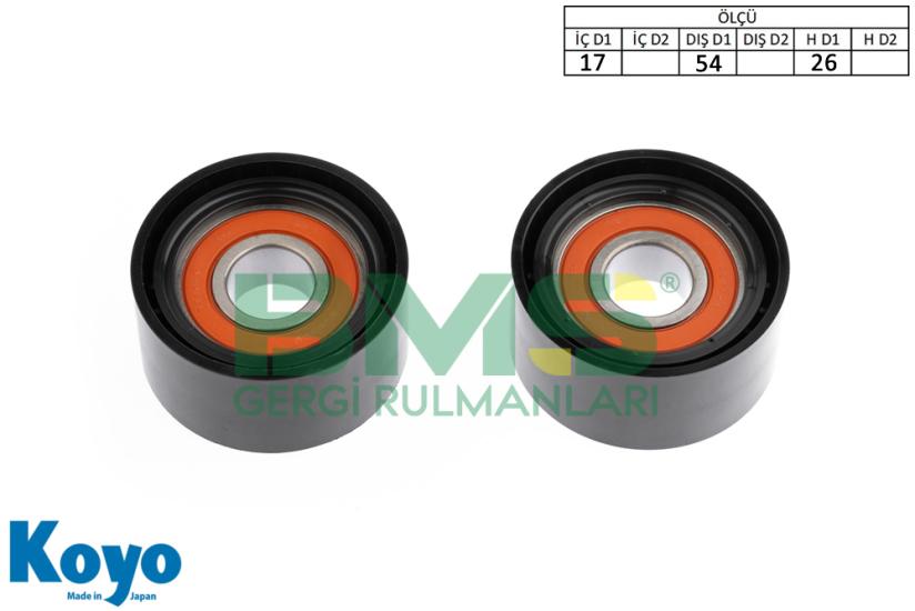 BMS 291 GERGİ RULMANI (17x54x26) MERCEDES; VIANO, VITO, SPRINTER
