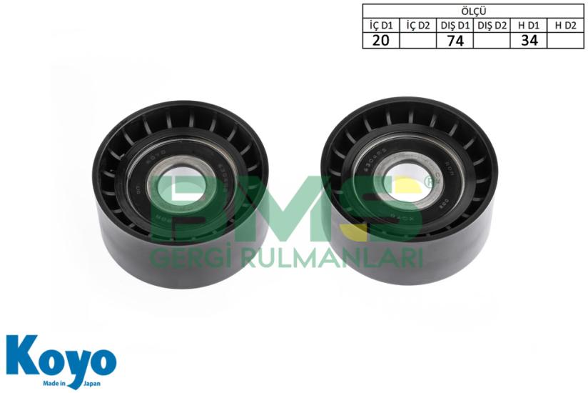 BMS 300 GERGİ RULMANI (20x75x34) SCANIA