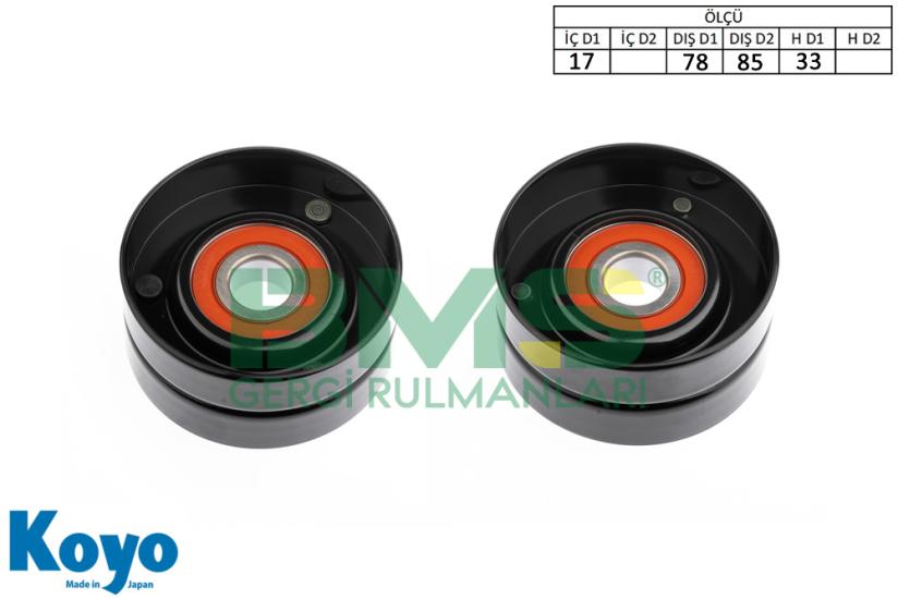BMS 303 GERGİ RULMANI (17x78/85x33) DAF XF95-CF85