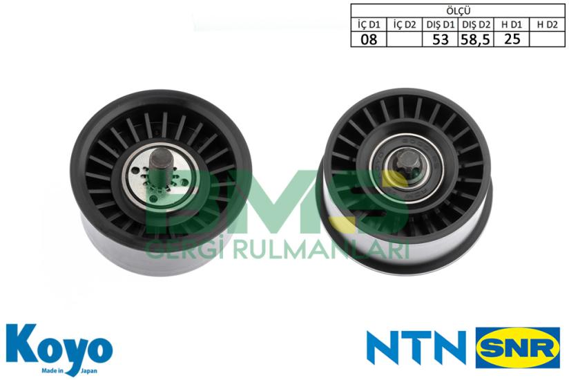 BMS 307 GERGİ RULMANI (08x53/58,5x25) OPEL ASTRA G 1.6 16V CORSA C / VECTRA C SAAB 9.3