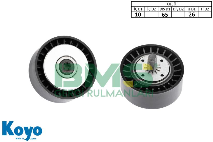 BMS 309 GERGİ RULMANI (10x65x26) CHEVROLET CAPTIVA - CRUZE OPEL ANTRA 2.0 CDTI