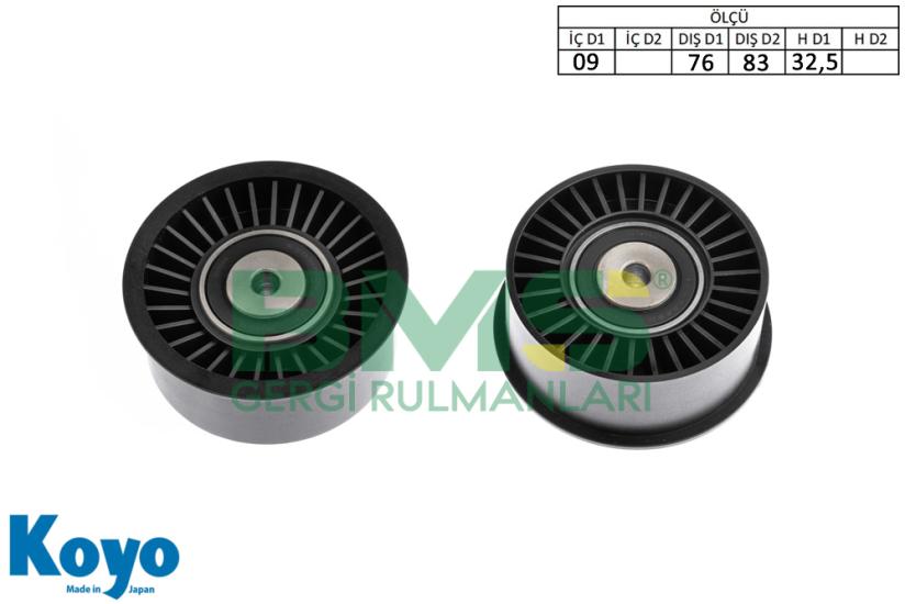 BMS 318 GERGİ RULMANI (09x76 / 83x32,5) NISSAN; INTER STAR - 70 DCI 100