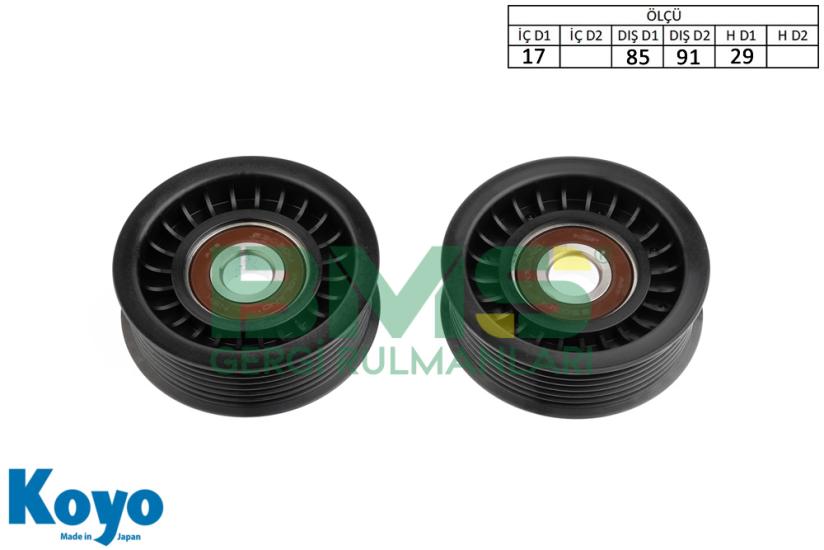 BMS 319 GERGİ RULMANI (17x85/91x29) FORD TRANSIT RANGER 2011- - MERCEDES; A220-A250-A35-B220-B250-C180-C300-CLA35-CLA250-CLS350-E300-E350-GLA350-GLA35-GLA250-GLB35-GLK250-S350-S600-S65