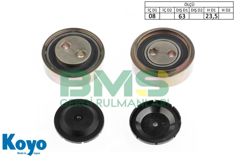 BMS 321 GERGİ RULMANI (08x63x23,5) AUDI A4 - A6 2.5 V6 MOTOR SKODA SUPER B 2.5 TDI VW PASSAT 2.5 TDI