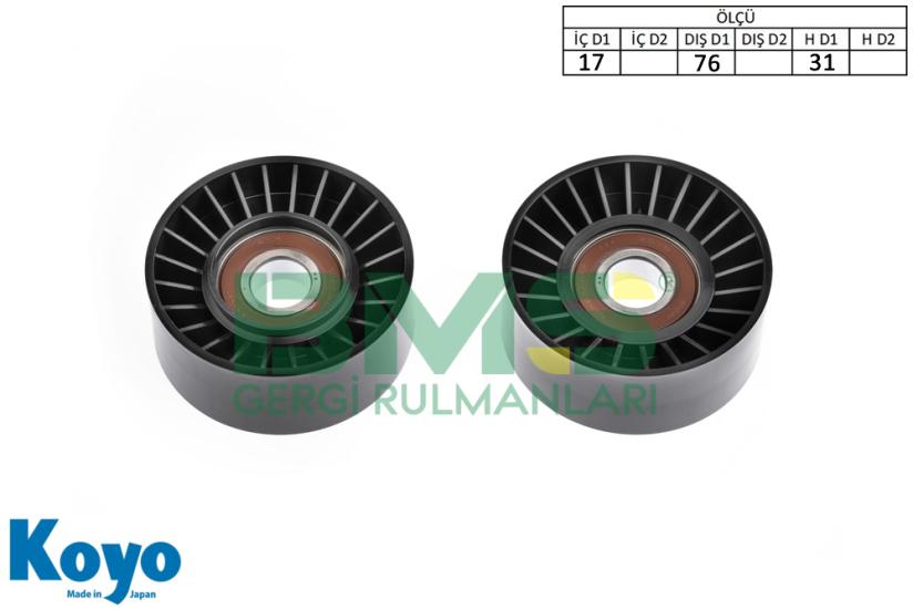 BMS 327 GERGİ RULMANI (17x76x31)