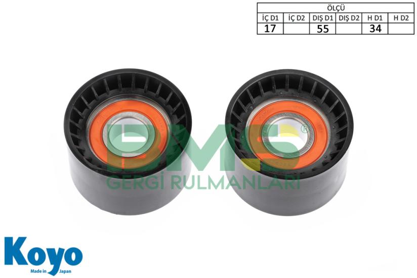 BMS 330 GERGİ RULMANI (17x55x34) MERCEDES