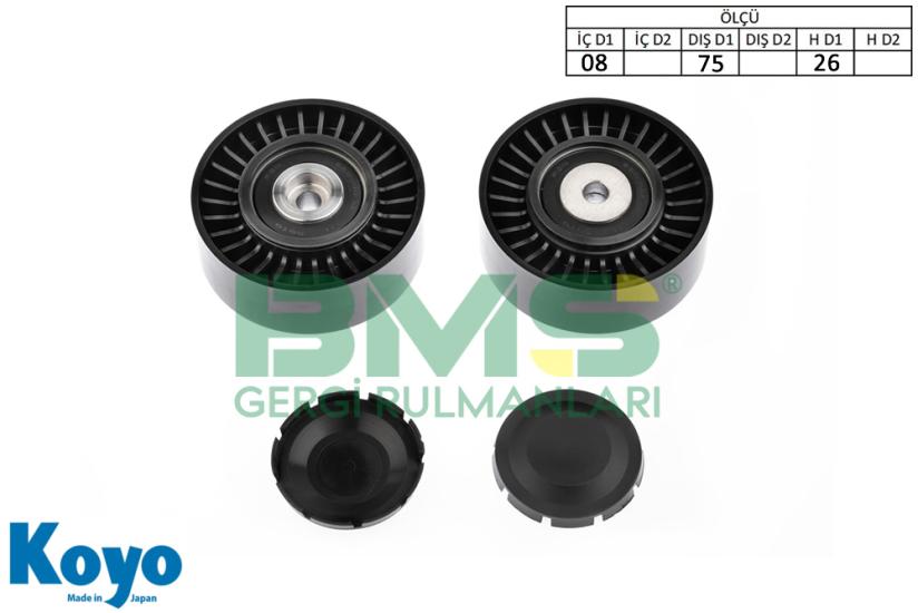 BMS 336 GERGİ RULMANI (08x75x26) AUDI;A4,A6,Q7 /