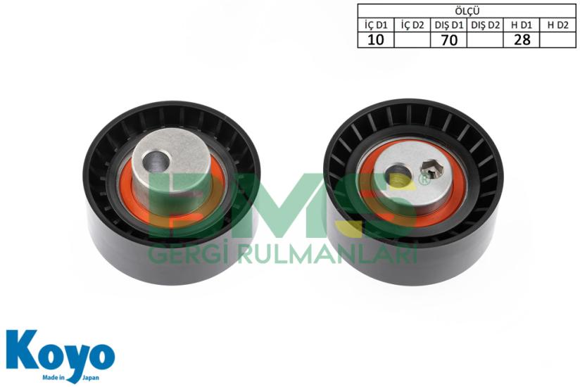BMS 338 GERGİ RULMANI (10x70x28) VOLVO DENİZ MOTORU