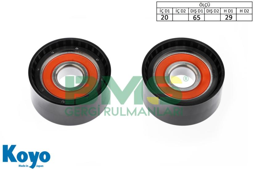 BMS 347 GERGİ RULMANI (MK667237) MITSUBISHI; FUSO-CANTER EURO 5 (20x65x29)