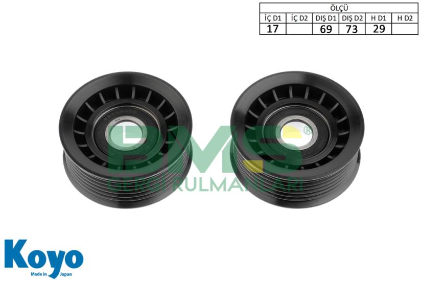 BMS 350 GERGİ RULMANI (17x69 / 73x29) AUDI;Q7 3.6 FSI / porche;cayanne / vw;phaeton,touareg