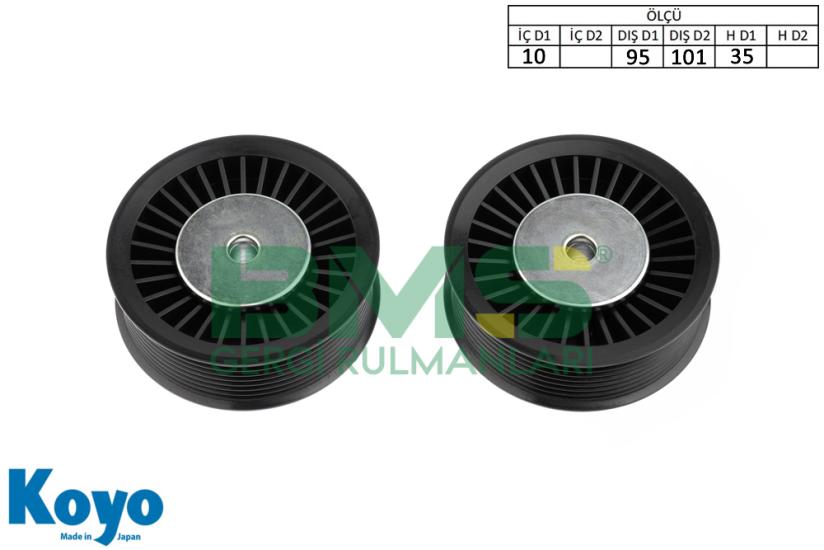 BMS 353 GERGİ RULMANI SCANIA; 4 SRİSİ, 124C/G/L (10x95 / 101x35)