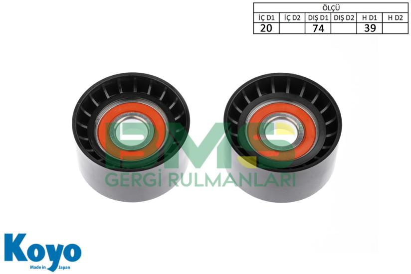 BMS 356 GERGİ RULMANI SCANIA; 4-MAN  (20X74X39)