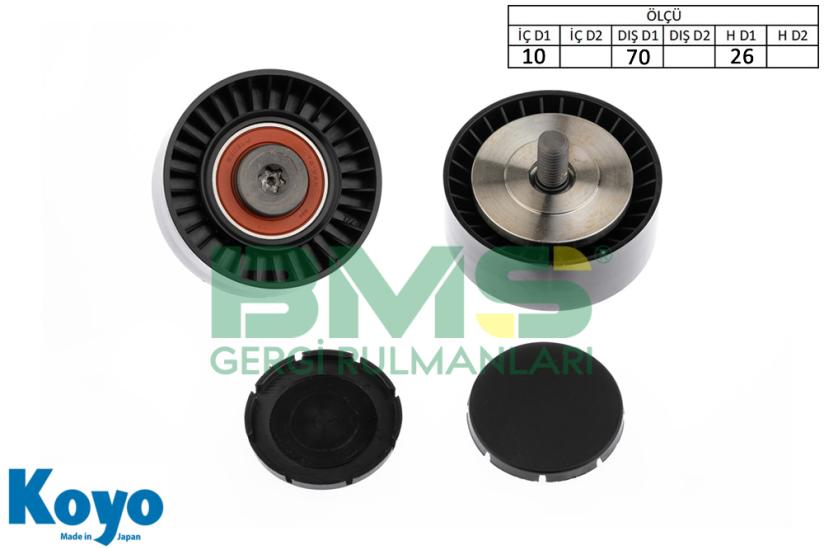 BMS 376 GERGİ RULMANI BMW;E60,540i,545i,550i (10x70x26)
