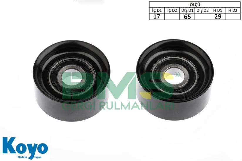 BMS 381 GERGİ RULMANI (17x65x29) RENAULT;TRAFIC 2.0 DCI , NISSAN XR TRAIL