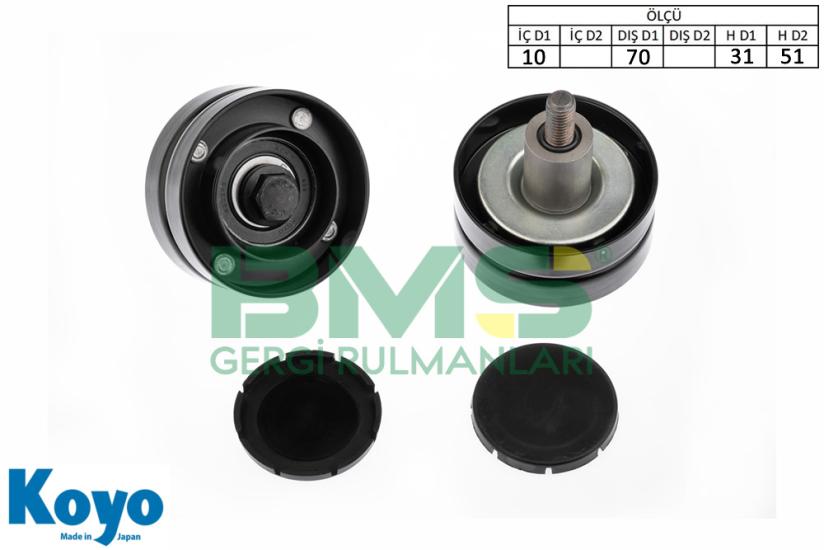 BMS 385 GERGİ RULMANI (10x70x31/51) JCB İŞ MAKİNASI / BACKOHOE LOADER 3CX 4CX