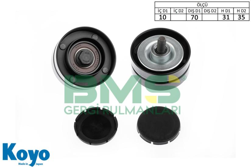 BMS 386 GERGİ RULMANI (10x70x31/35) JCB İŞ MAKİNASI