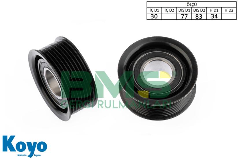 BMS 392 GERGİ RULMANI (30x77/83x34) MERCEDES AXOR-AXOR2(AKSOR)