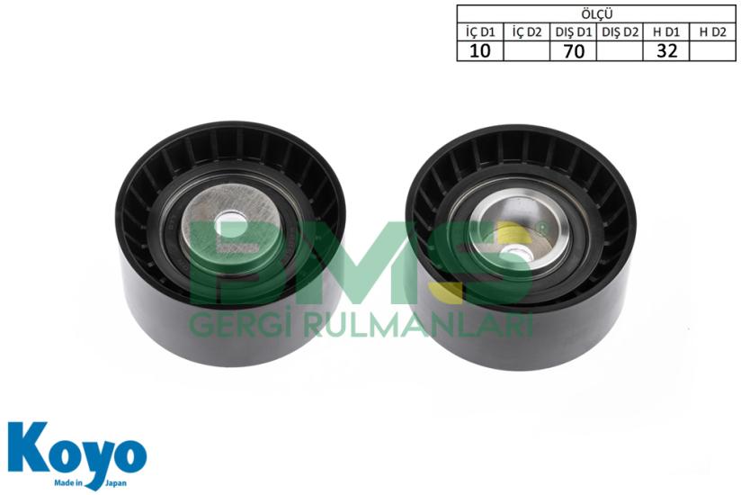 BMS 399 GERGİ RULMANI (10x70x32) JOHN DEERE