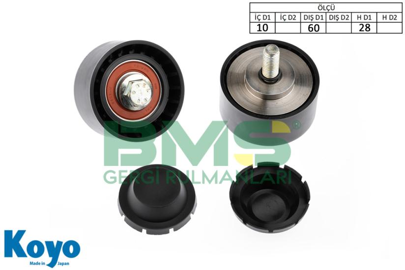 BMS 401 GERGİ RULMANI (10x60x28) AUDI;3.6 FSI / PORSCHE / SEAT;LEON 1.4 16V-TOLEDO 1.4 16V / VOLKSWAGEN;BORA 1.4 16V - 1.6 FSI