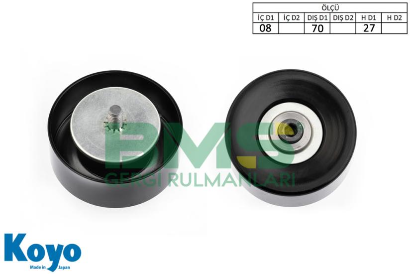 BMS 402 GERGİ RULMANI (8x70x27) BMW;3,E46,318D,320D,330