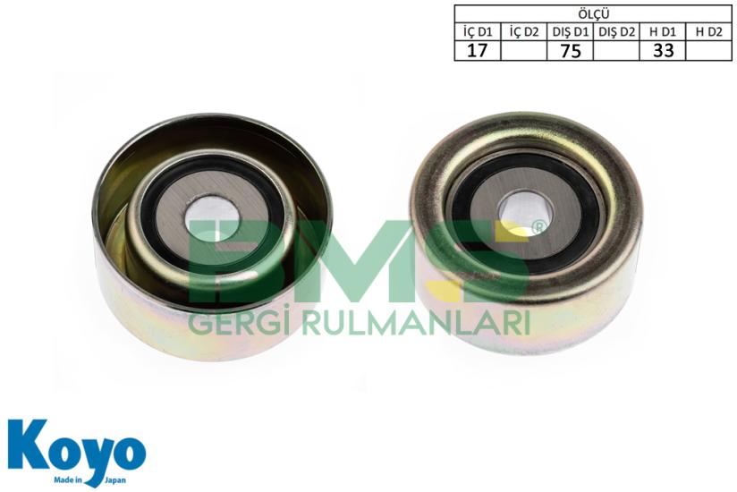 BMS 408 GERGİ RULMANI (17x75x33) TOYOTA LAND CRUISER