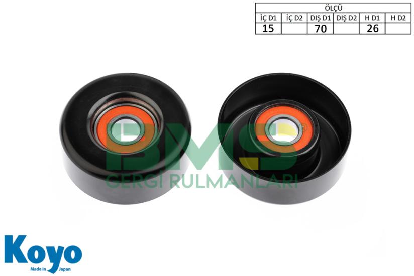 BMS 409 GERGİ RULMANI (15x70x26) 2004 LAND ROVER 2.0 TD FREELANDER
