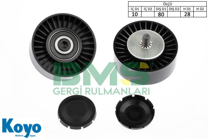 BMS 417 GERGİ RULMANI (10x80x28) BMW;1-3-5-7-Z4 116i-118i-120i-116d-118d-120d-123d-135i-M-316i-318i-320d-520i-530d