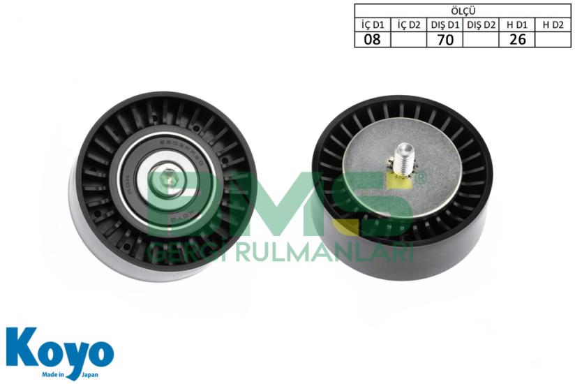 BMS 421 GERGİ RULMANI (8x70x26) BMW; 1-3 118d-120d-318d-320d-325d-330d-330xd-335d-330xDrive-E90-E87-E92-E93