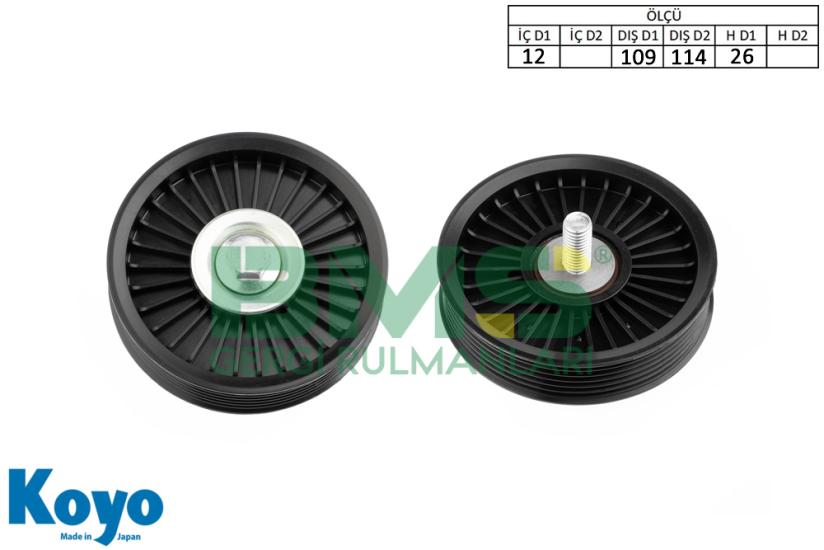BMS 422 GERGİ RULMANI (12x109/114x26) CHEVROLET; AVEO 1.6 CRUZE-LACETTI-DAEWOO-KIA-SEPHIA
