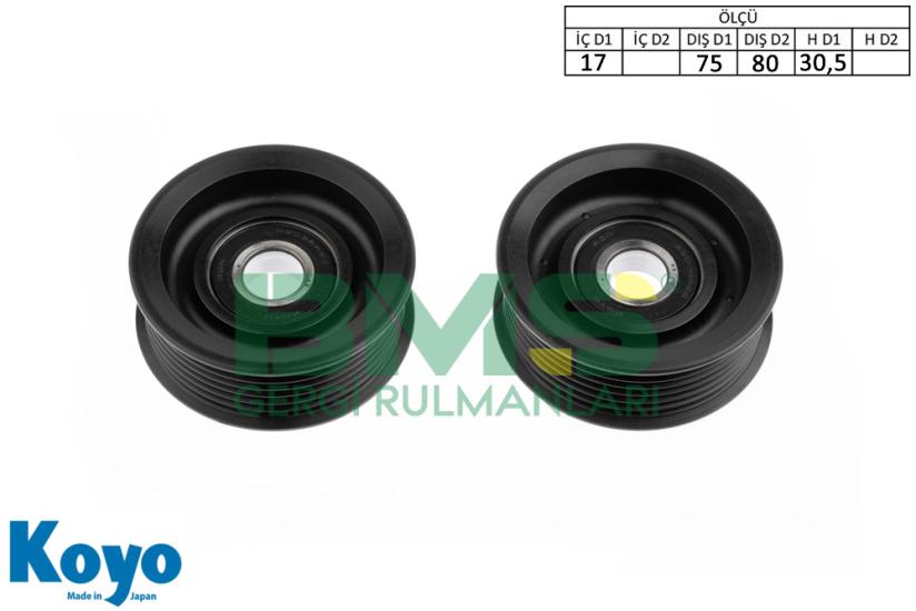 BMS 429 GERGİ RULMANI (17x75/80x30,5) GRAND CHEROKEE / HONDA; ACCORD-CIVIC-CR-V-FR-V-STEPWGN-STREAM