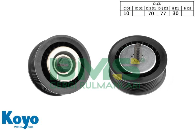 BMS 430 GERGİ RULMANI (10x70/77x30) OPEL İNSİGNİA / CHEVROLET MALİBU / SAAB 9-5 VAUXHALL ASTRA