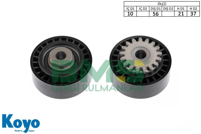 BMS 431 GERGİ RULMANI NISSAN; KUBISTAR / DACIA; LOGAN,SANDERO / 10x56x21/37
