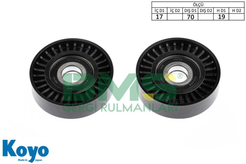 BMS 436 GERGİ RULMANI (17X70X19) TOYOTA AURIS-COROLLA-VERSO-YARIS