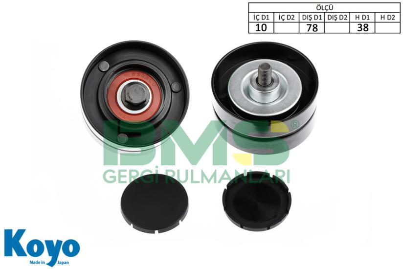 BMS 453 GERGİ RULMANI (10X78X38) OTOKAR