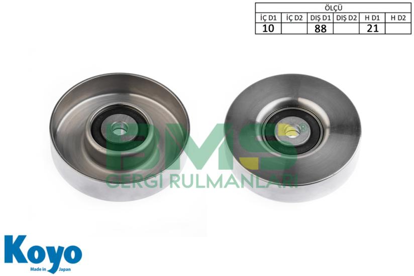 BMS 461 GERGİ RULMANI (10X88X21)DAIHATSU BEGO-COO-EXTOL-MATERIA-RUSH-SIRION-STORIA-TERIOS-XENIA 1,3DVVT 4*4-1,3DVVT-1,3-1,3 4*4-1,3 4WD 00 TOYOTA AVANZA- CAMI-DUET-ECHO-PASSO-PLATZ-RUSH-YARIS 1,3-1,3 