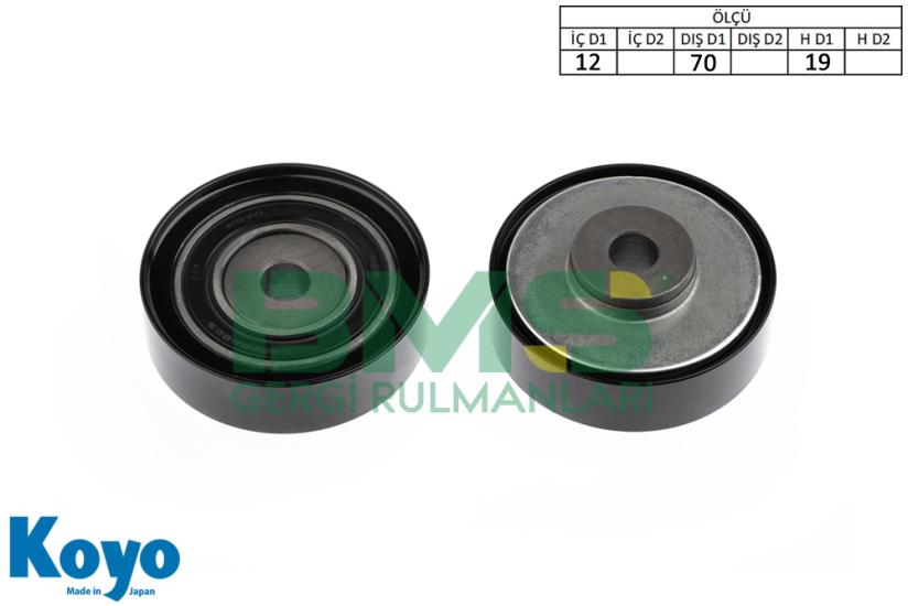 BMS 463 GERGİ RULMANI (12X70X19)SUZUKI BALENO,GRAND VITARA,SWIFT (1.3 1.6 1.0 B. 2.0 D.)