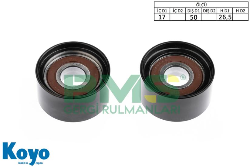 BMS 472 GERGİ RULMANI (17X50X26,5) HYUNDAİ ACCENT IV SEDAN,i10,i20_x000D_
KİA PICANTO
